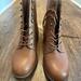 Madewell Shoes | Brand New, Never Worn Madewell Patti Lace Up Boot | Color: Tan | Size: 9.5