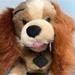 Disney Toys | Disney Store Lady And The Tramp With Metal Name Tag Plush | Color: Brown | Size: Osbb