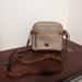 Dooney & Bourke Bags | Dooney And Bourke Domed Crossbody In Light Taupe Ostrich | Color: Cream | Size: Os