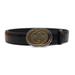 Gucci Accessories | Gucci Belt 598092 Notation Size 90/36 Calf Leather Black Gold/Silver Hardware In | Color: Black | Size: Os