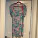 Lilly Pulitzer Dresses | Lilly Pulitzer Haydn Short Sleeve Dress Size Large | Color: Green/Pink | Size: L