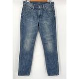 Levi's Jeans | Levis 511 Jeans Mens 32" X 34" Blue Regular Fit Denim Lightly Distressed Stretch | Color: Blue | Size: 32