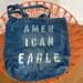 American Eagle Outfitters Bags | New! American Eagle Outfitters | Distressed Denim Tote Bag | Color: Blue | Size: Os