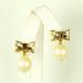 Kate Spade Jewelry | Kate Spade Gold Plated Faux Cream Pearl Dangle Earrings | Color: Gold/White | Size: Os