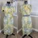 Anthropologie Dresses | Anthropologiet.La Tie-Die Dress Size Xs Nwt Anthropologie Tie-Dye Dress | Color: Green/Yellow | Size: Xs