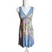 Free People Dresses | Intimately Free People Longwood Printed Slip Dress Blue Floral Size M | Color: Blue | Size: M
