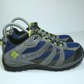 Columbia Shoes | Kids Columbia Redmond Leather Waterproof Hiking Trail Shoes | Color: Blue/Gray | Size: 5g