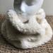 American Eagle Outfitters Accessories | American Eagle Puffy Faux Fur Muff Neck Warmer Infinity Scarf | Color: Cream/White | Size: Os