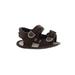 The Children's Place Sandals: Brown Print Shoes - Size 6-12 Month