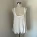 Free People Tops | Free People Intimately Asymmetrical Tank Top White Color Lightweight Sz Xs | Color: White | Size: Xs