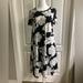 Lularoe Dresses | Lularoe Floral Print Dress. Size Xs. Runs Big. Has Pockets! Very Soft & Comfy | Color: Black/White | Size: Xs