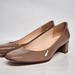 J. Crew Shoes | J Crew Deep Blush Patent Block Heel Pump, 6 Women’s Size | Color: Cream | Size: 6