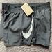 Nike Shorts | 1/2 Price Nike Athletic Women’s Dry Fit Shorts Running Style With Logo Medium | Color: Black/Gray | Size: Various
