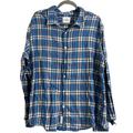 American Eagle Outfitters Shirts | American Eagle Plaid Button Up Shirt Men’s Xxl Seriously Soft Blue White Red | Color: Blue/White | Size: Xxl