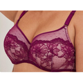 Torrid Intimates & Sleepwear | Full-Coverage Balconette Lightly Lined Dot Lace 360 Back Smoothing Bra Size 46b | Color: Red/Tan | Size: 46b