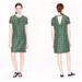 J. Crew Dresses | J.Crew | Swoop Dress Printed Latticework Shift Dress | Sz 2 | Color: Blue/Green | Size: 2