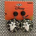 Disney Jewelry | Disney Mickey Mouse Ghost Glow In The Dark Earrings | Color: Black/White | Size: Os