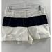 J. Crew Shorts | J. Crew Chino Women’s Twill Shorts Cotton White Navy Colorblock 4” Inseam Size 2 | Color: White | Size: 2