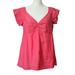 J. Crew Tops | J. Crew | Nwt Short Sleeve Pink Silk Blouse | Color: Pink | Size: 12