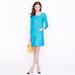 J. Crew Dresses | J.Crew Jules Wool Turquoise Shift Dress | Color: Blue | Size: 2