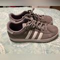 Adidas Shoes | Adidas Mens Daily 2.0 Gray Suede, Leather Casual Shoes Sneakers Size 7 | Color: Gray/White | Size: 7
