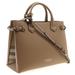 Burberry Bags | Burberry Banner Medium Tote Shoulder Bag Dark Sand Leather New | Color: Tan | Size: 13"X10"X6"