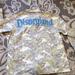 Disney Shirts | Disney Spirit Jersey Tropical Disneyland Shirt Jacket | Color: Cream/Green | Size: Xl