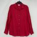 J. Crew Tops | J. Jill Womens Size Xs Button Front Shirt Fuchsia Pink 100% Linen Long Sleeves | Color: Pink | Size: Xs