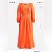 J. Crew Dresses | J Crew Dress Nwt Size L Tall | Color: Orange | Size: L