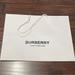Burberry Storage & Organization | Burberry Authentic White Shopping Paper Bag Gift Tote Extra Large 21”X 16.5”X 8” | Color: White | Size: Os