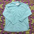 Columbia Shirts | Columbia Pfg Shirt Xl Mens Teal Blue Solid Vented Fishing Outdoor Long Sleeve | Color: Green | Size: Xl