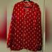 Disney Shirts | Men's Disney Mickey Mouse Red Pajama Top Only, Size 2xl | Color: Red | Size: Xxl