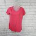 Adidas Tops | Adidas Traditional V-Neck Athletic Tee | Color: Pink | Size: L