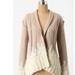 Anthropologie Sweaters | Anthropologie Tabitha Rising Snowdrop Cardigan Sweater 100% Wool, Size Xs | Color: Cream/Tan | Size: Xs