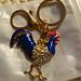 Disney Accessories | Chicken Bag Charm Keychain | Color: Blue/Gold | Size: Os