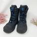 Columbia Shoes | Columbia Kids Black Blue Waterproof Bugaboot Winter Celcius Snow Boots Size 5 | Color: Black/Blue | Size: 5b