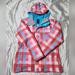 The North Face Jackets & Coats | Girl's The North Face Hyvent 3 In 1 Triclimate Plaid Hooded Jacket | Color: Blue/Pink | Size: Girl's Xl (18)