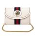 Gucci Bags | Gucci Leather Canvas Rajah 2way Crossbody Chain Shoulder Mini Bag Tiger White | Color: White | Size: Os