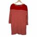 J. Crew Dresses | J. Crew Vintage Red White Striped Long Sleeve Mini Dress Medium | Color: Red/White | Size: M