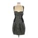 Proenza Schouler Casual Dress - Mini: Black Marled Dresses - Women's Size 8