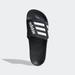 Adidas Shoes | Adidas Adillette Tnd Slides Mens Black Gray Logo Sandals Size 8 New | Color: Black | Size: 8
