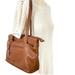 Giani Bernini Bags | Giani Bernini Handbag Purse Genuine Leather Bourbon Brown Tan Shoulder Bag Nwt | Color: Brown/Tan | Size: Os