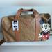 Disney Accessories | Disney Mickey Mouse Rolling Duffle Bag Luggage | Color: Brown | Size: Os