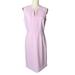 J. Crew Dresses | J. Crew Suiting Sleeveless Sheath Dress Size 6 In Pink Knee Length | Color: Pink | Size: 6