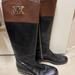 Michael Kors Shoes | Michael Kors Riding Boots | Color: Black/Brown | Size: 8