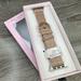 Kate Spade Accessories | New Kate Spade Rose Gold Glitter Leather 38/40mm Band For Apple Watch Kss0141. | Color: Pink | Size: Os