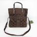 Coach Bags | Coach Signature Fold-Over Brown Bag | Color: Brown | Size: Os