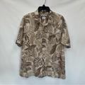 Columbia Shirts | Columbia Shirt Adult Extra Large Multicolor Short Sleeve Cotton Hawaiian Mens | Color: Brown/Tan | Size: Xl