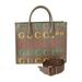 Gucci Bags | Gucci Gucci 100th Anniversary Tote Bag 680956 Leather Brown Multicolor 2way H... | Color: Brown | Size: Os