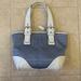 Coach Bags | Coach Blue Shoulder Bag | Color: Blue/White | Size: Os